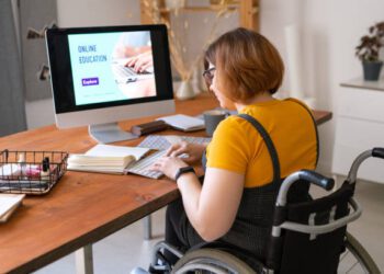 funcionário com deficiência